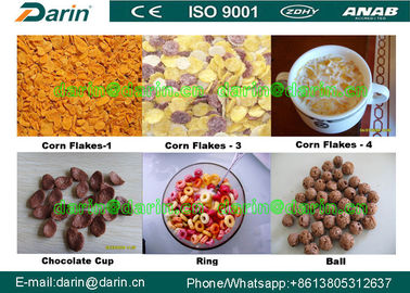 Corn Flakes Breakfast Snack Production Line equiped with Packing Machine