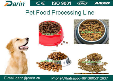 Stainless Steel Twin Screw Dry Pet Food Extruder equipment for Dog , birds