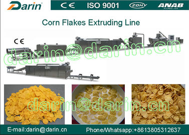 Automatic Corn Flakes Processing Line , Cereal Breakfast Home Popcorn Machine