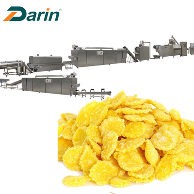 300KG/H Corn Flakes Processing Line Breakfast Cereal Production Line