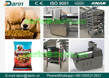 German Motor Dry Pet Fish Food Extruder Machine / Processing Line with CE approved