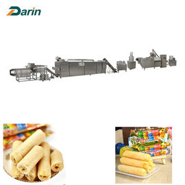 Durable Puff Snack Extruder Food / Corn Puff Snacks Making Line Low Noise