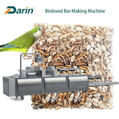 2 Workers 10.8kw SUS304 Bird Bar Making Machine