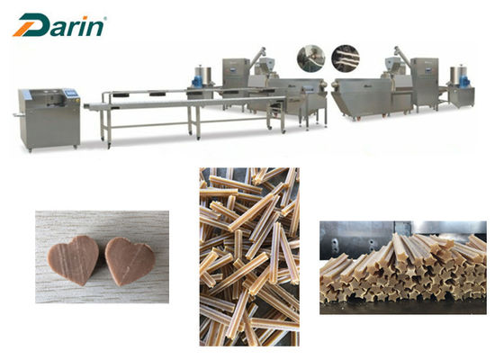 SS 100KW PET Chews Production Line For Dogs' Teeth Health