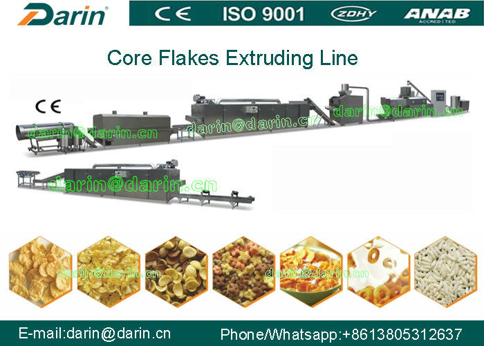 High Output 150kg/hr Corn Flakes Processing Line  with 304 Stanless Steel