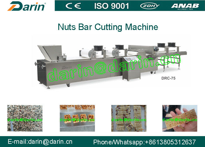 High Output 200-400kg/hr Rice Bar / Cereal Bar Making Machine Production Line
