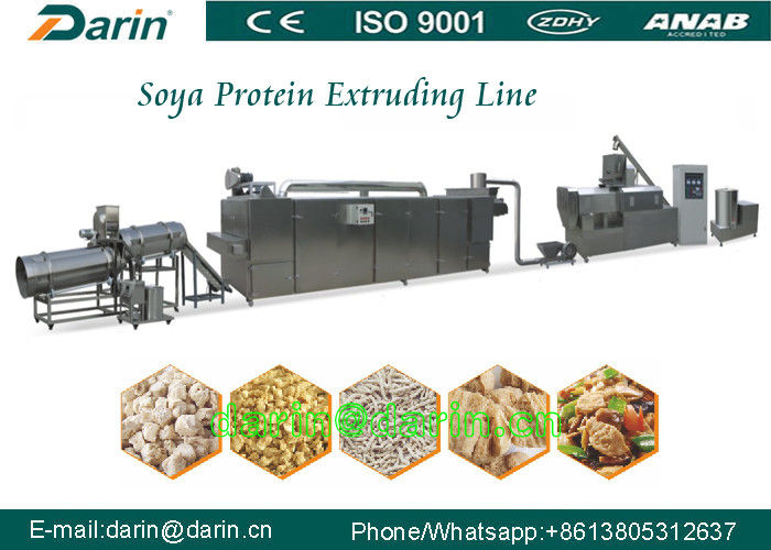 Fully Automatic vegetable food / Textrue Soya Extruder Machine