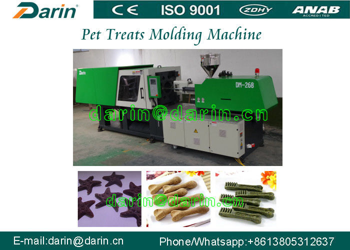Injection Molding snack food extruder Machine , pet food processing line