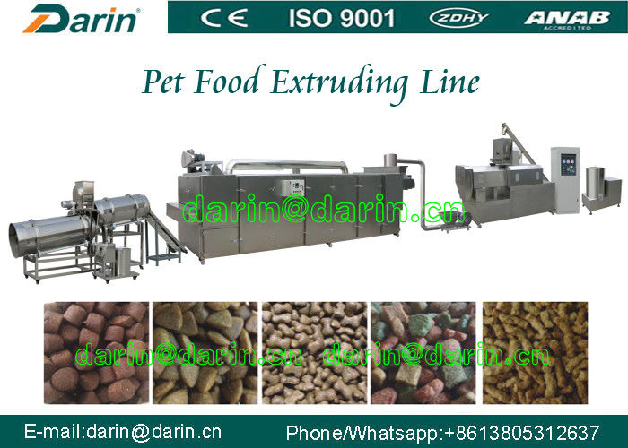 Dog Animal Pet Food Extruder Production Machine for corn , soya , bone meal