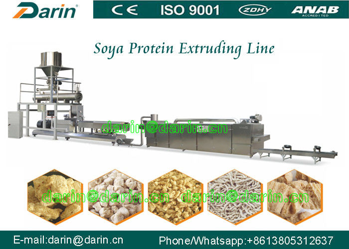 Soy Isolated Protein / Tvp / Tsp Soya Botanic Protein food extruder machine