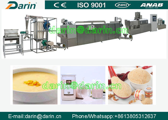 Multifunctional new condition nutritive powder processing line rice powder food maker equipment with CE ISO certificated