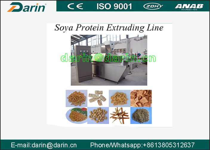 12 Month Warranty Soya Extruder Machine , soybean processing equipment