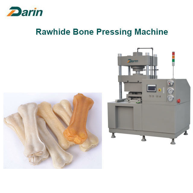 380V , 50 / 60Hz Pressed Rawhide Bones dog snacks making machine