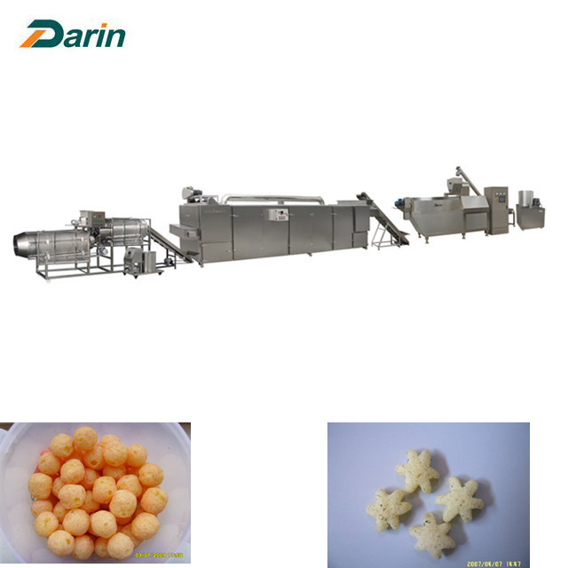 Extruded Corn Puff Snack Processing Machinery/Cheese Ball Making Machine