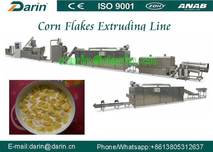 Breakfast Cereal and Corn Flakes Production line / puff snack Extruder