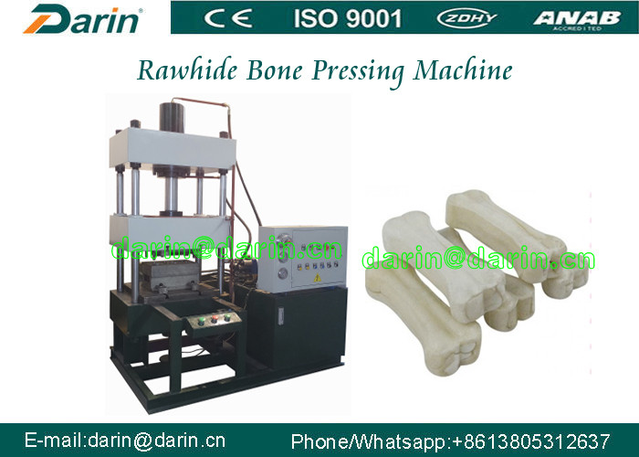 Beautiful Shape Pressed Rawhide Bones Machinery , Dog bone maker Machine