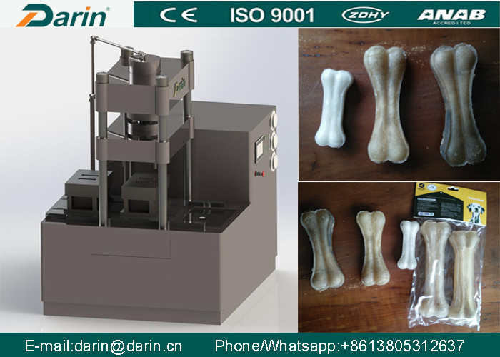DR 60T Double Working Station Dog Bone Making Machine For Rawhide Dog Bone