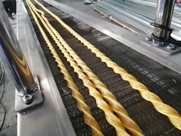 Latest company case about Latest Technology for 4pcs Twisted Pet Treats Extruding Line