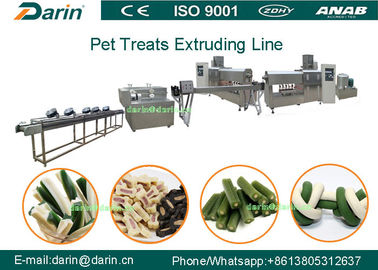 Multi - shaped Dog Food Extruder Equipment / Dry Dog Food Making Machine
