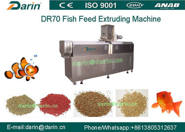 DR70 High Quality Stainless Steel  Floating Fish Feed Double Screw Processing Line