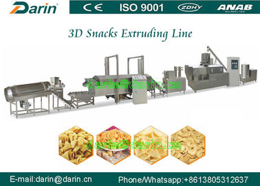 Stainless Steel 3d 2d snack pellet twin screw extruder processing line