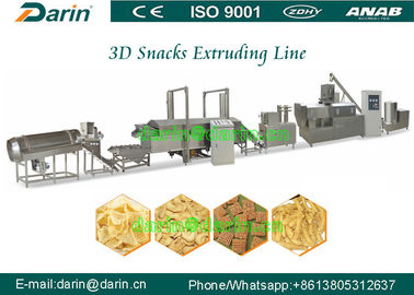 High Efficiency Automatic 3D Pellet Snack Extruder Machine Process Line
