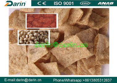 Textured / fiber vegetarian snack food extruder process line