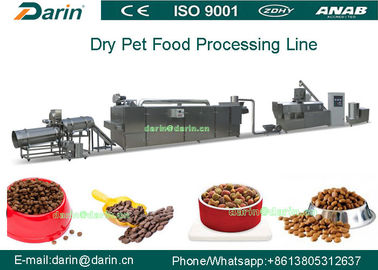 Twin - screw Pet Food Extruder machine / food extrusion equipment