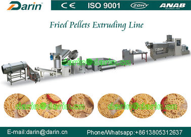 3D Compound Fried puff extruder machine with single screw extruder food processing