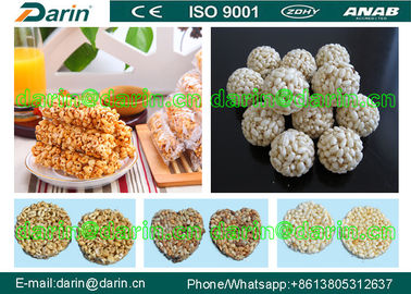 Full Automatic cereal candy Bar Forming Machine for puffed rice ball