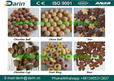 Rosted Nestle / Kelloggs Bulk Oats Cereal Corn Flakes Processing Line with CE ISO9001