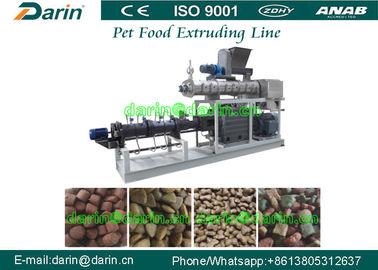 Meat , Beans , Vegetable pet chewing food extrusion machine with Twin - screw