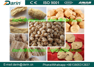 Textured Soya Extruder Machine / soya nuggets extruder Production Line