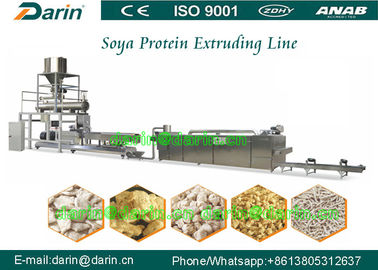 Textured Soya Extruder Machine / soya nuggets extruder Production Line