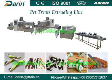 100kg/h Capacity Pet Dog Food Extruder Machine , Dog food manufacturing equipment