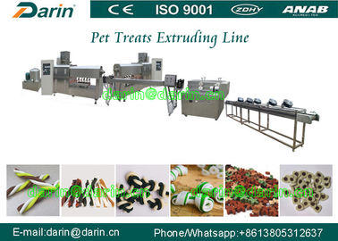 Fully stainless steel Twist Dog Food Extruder Machine , pet extrusion machine
