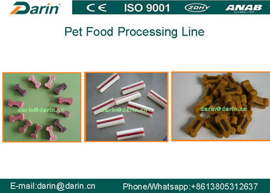 Darin Pet Dog Food Extruder Machine , Dental Care Pet food processing equipment