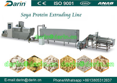 Double Screw Soya Extruder Machine for corn flakes , breakfast cereals , puff snacks