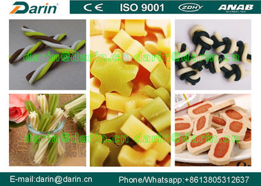 Strip , stick , bone Shape Dog Food Extruder processing equipment / dog food machinery