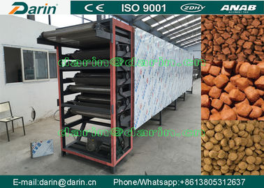 German Motor Dry Pet Fish Food Extruder Machine / Processing Line with CE approved