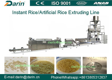 Snack Food Extruder Machine / Artificial Rice Extruding Line with CE