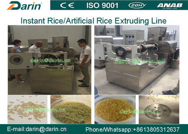 Snack Food Extruder Machine / Artificial Rice Extruding Line with CE