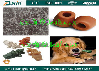 High Efficiency Moulded Dog Snacks Chewing Making Machine / dog food machine
