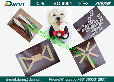 CE ISO9001 Certified Dog food making machine chewing pet food processing line