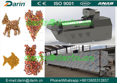 Multifunction Stainless Steel Dry pet food Pet Food Extruder processing line