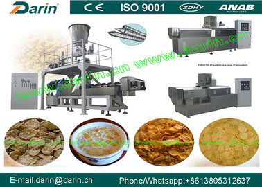 Cereal Breakfast corn flakes processing machine / rice flakes making machine