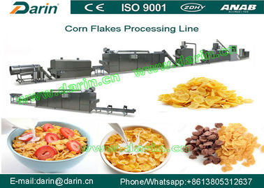 Cereal Breakfast corn flakes processing machine / rice flakes making machine