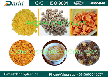 Cereal Breakfast corn flakes processing machine / rice flakes making machine