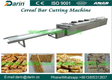 Automatic stainless steel cereal bar making machine , sesame candy bar cutter machine