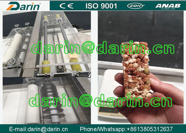 Rollers Flattening And Cutting Peanut Candy Bar Making Machine SUS304 Material